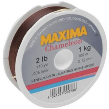 Maxima Chameleon Premium monofilament fishing line 100M Spool 2.5lbs
