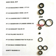 AIR ARMS MAINTENANCE SEAL KIT TO FIT AIR ARMS S200, S210T, CZ200 PLUS MORE