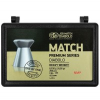 JSB Diabolo Match Premium Series Flat Head Pellets 4.50mm .177 Calibre HEAVY 8.26 grain Tub of 200