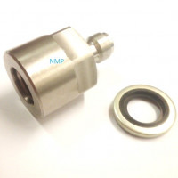 Quick Coupler Plug female 1/8th BSP to Snap On Connector For PCP Air Gun Fill Probes with Bonded Seal Washer